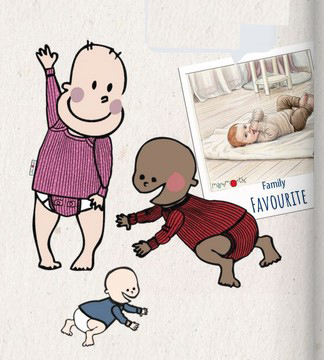 PREORDER Manymonths - body merino rosnące z dzieckiem z odpinanym krokiem (wybór rozmiaru)