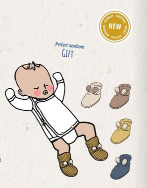 PREORDER Manymonths - Teddy Booties z wełny merynosów (wybór rozmiaru)